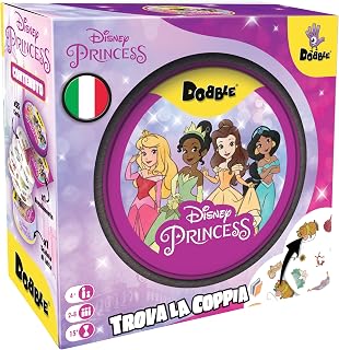 Asmodee DOBBLE: DISNEY PRINCESS - Playing Cards for Families and Friends