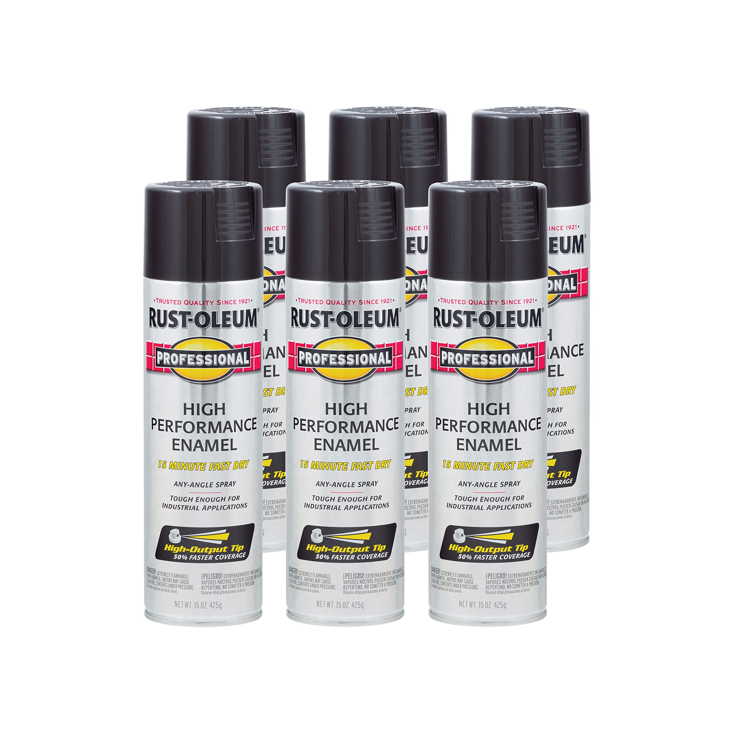 Rust-Oleum Professional High Performance Gloss Black Spray Paint | Rust Preventi