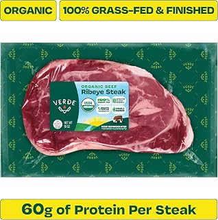 Verde Farms, Beef Ribeye Steak, Organic, Grass-Fed | 0.625 lbs.