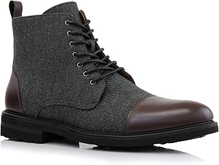 Men's Ankle Dress Boots | Lace-up Casual Fashion Boot Collection | Cap Toe & Plain Toe Styles |