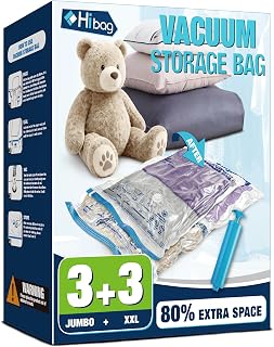 Vacuum Storage Bags Jumbo and XXL, Extra Large Vacuum Seal Bags for Bedding Blankets Comforters Clothing (4J+4XXL)