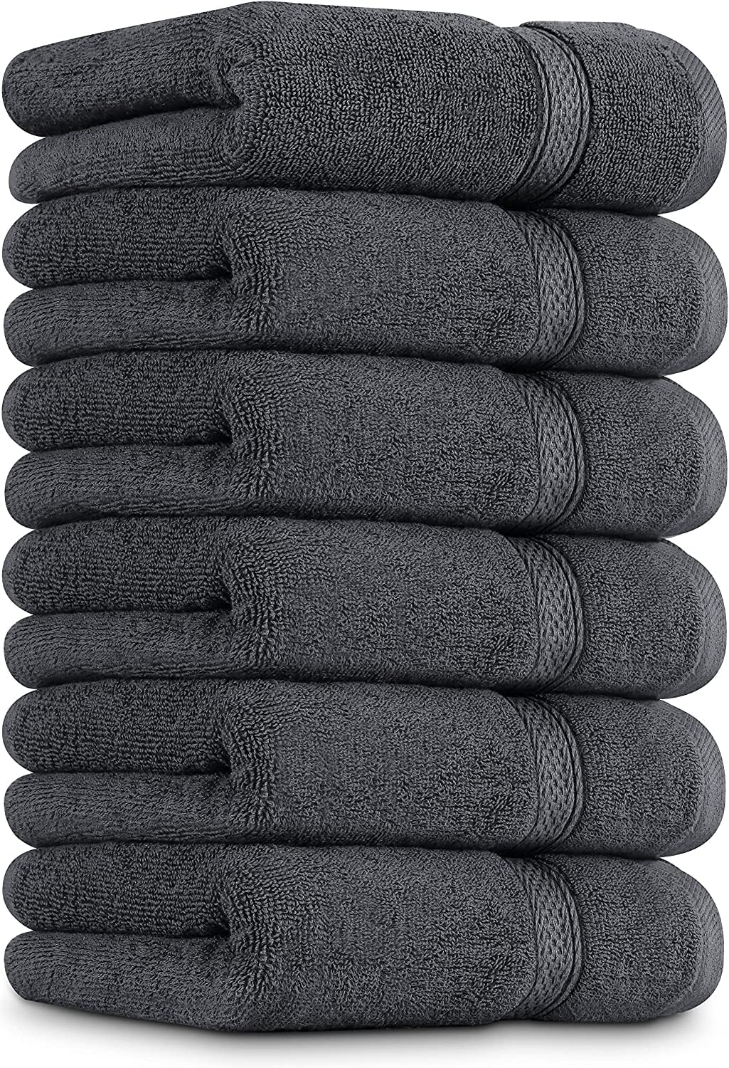 Utopia Towels 6 Pack Premium Hand Towels, 16 by 28 inches, 100% Ring Spun Cotton