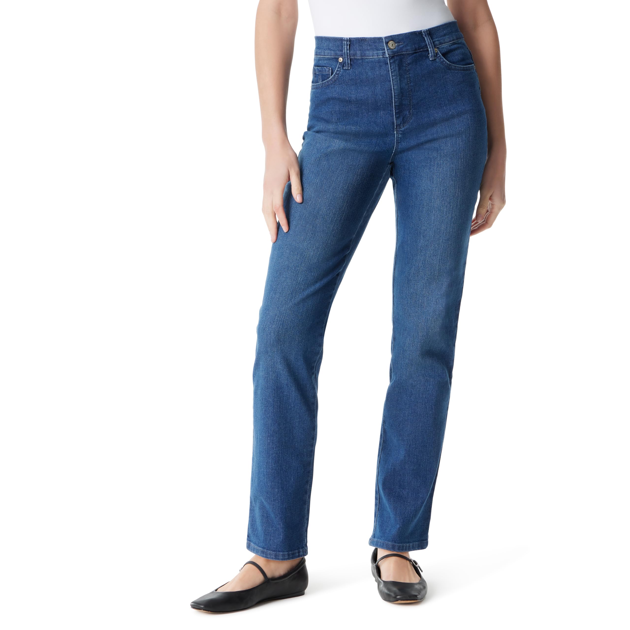 Gloria Vanderbilt Womens Amanda Classic High Rise Tapered JeansJeans