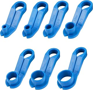 BFXM 7Pcs Fuel Line Disconnect Tool Set, Transmission Line Disconnect Tool | Fuel Filter Removal Tool, AC Line Disconnect Tool Compatible for Ford/GM/Chrysler/Mazda