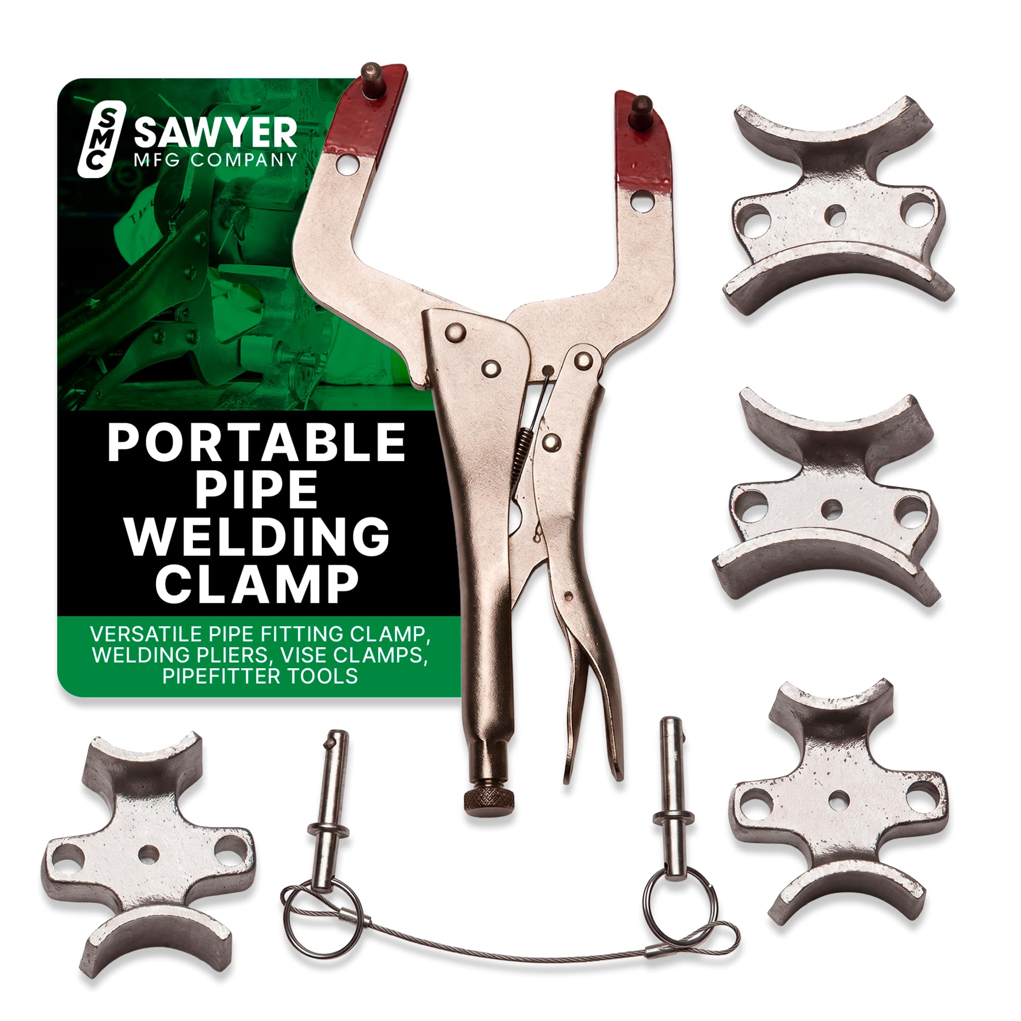 Sawyer Welder's 3rd Hand, Portable Pipe Clamp Alignment Tool for Butt Welds
