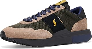 POLO RALPH LAUREN Men's Train 89 Suede-Paneled Sneakers