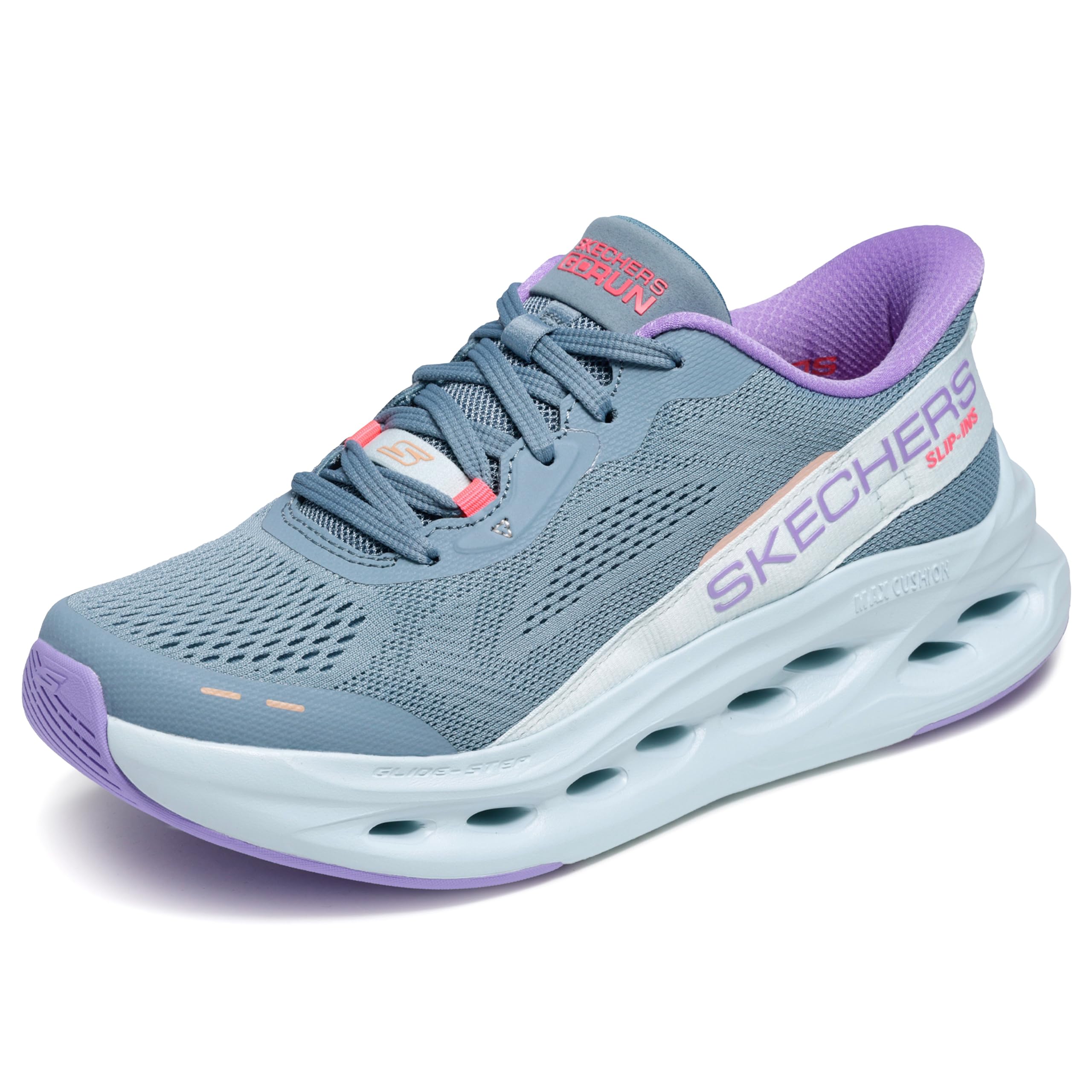Skechers Women's Max Cushioning Glide-Step Caledonia Slip-in Trainer