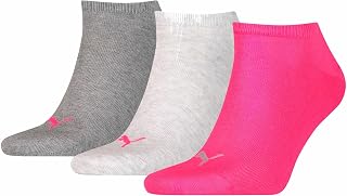 PUMA 3 Pairs Unisex Striped Low Top Sports Socks
