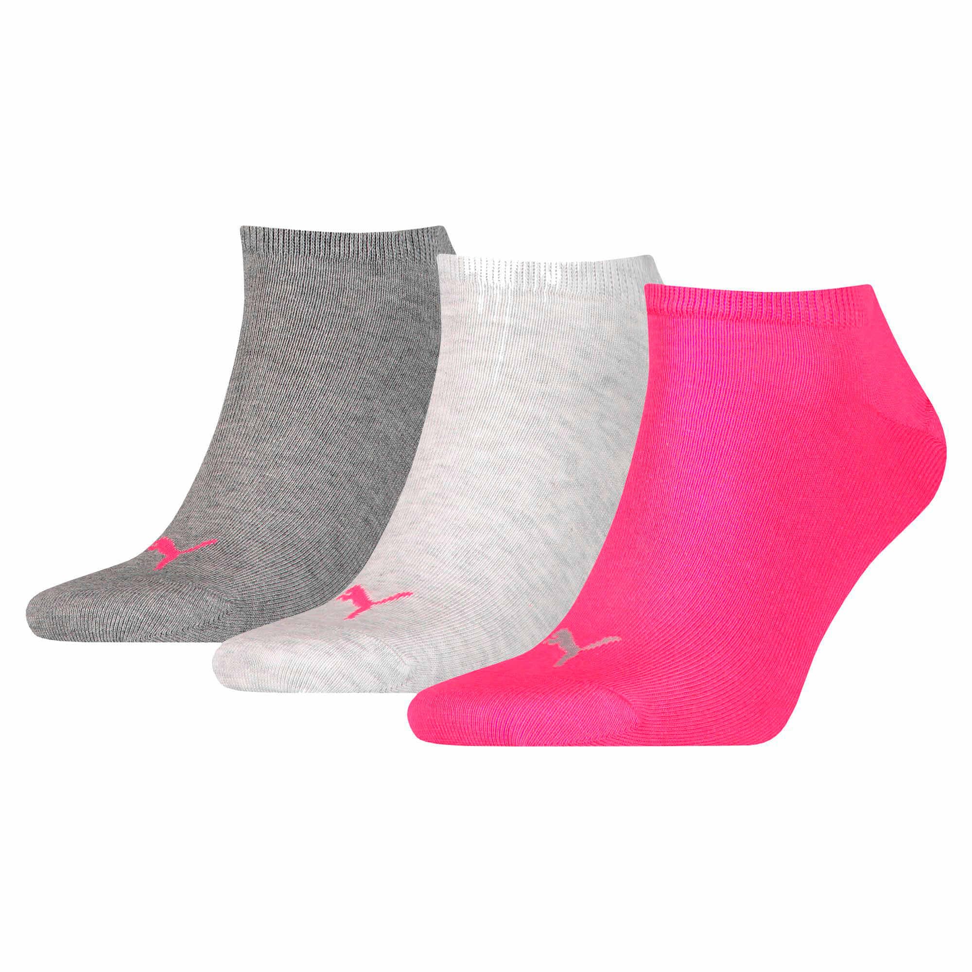 PUMA 3 Pairs Unisex Striped Low Top Sports Socks