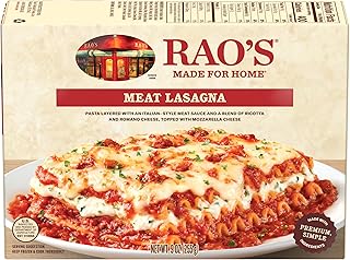 Rao's Made For Home Meat Lasagna Frozen Meal, 9 oz