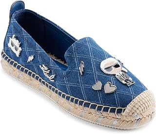 Karl Lagerfeld Women's Michaela Slip On Espadrille Sandal Shoes