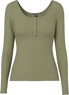 Pieces Pckitte LS Top Noos BC Women's Long Sleeve Shirt (Pack of 1)