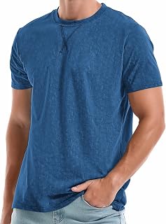 RONOMO Mens T Shirt High Quality T Shirt Plain T Shirt Fashion T-Shirt