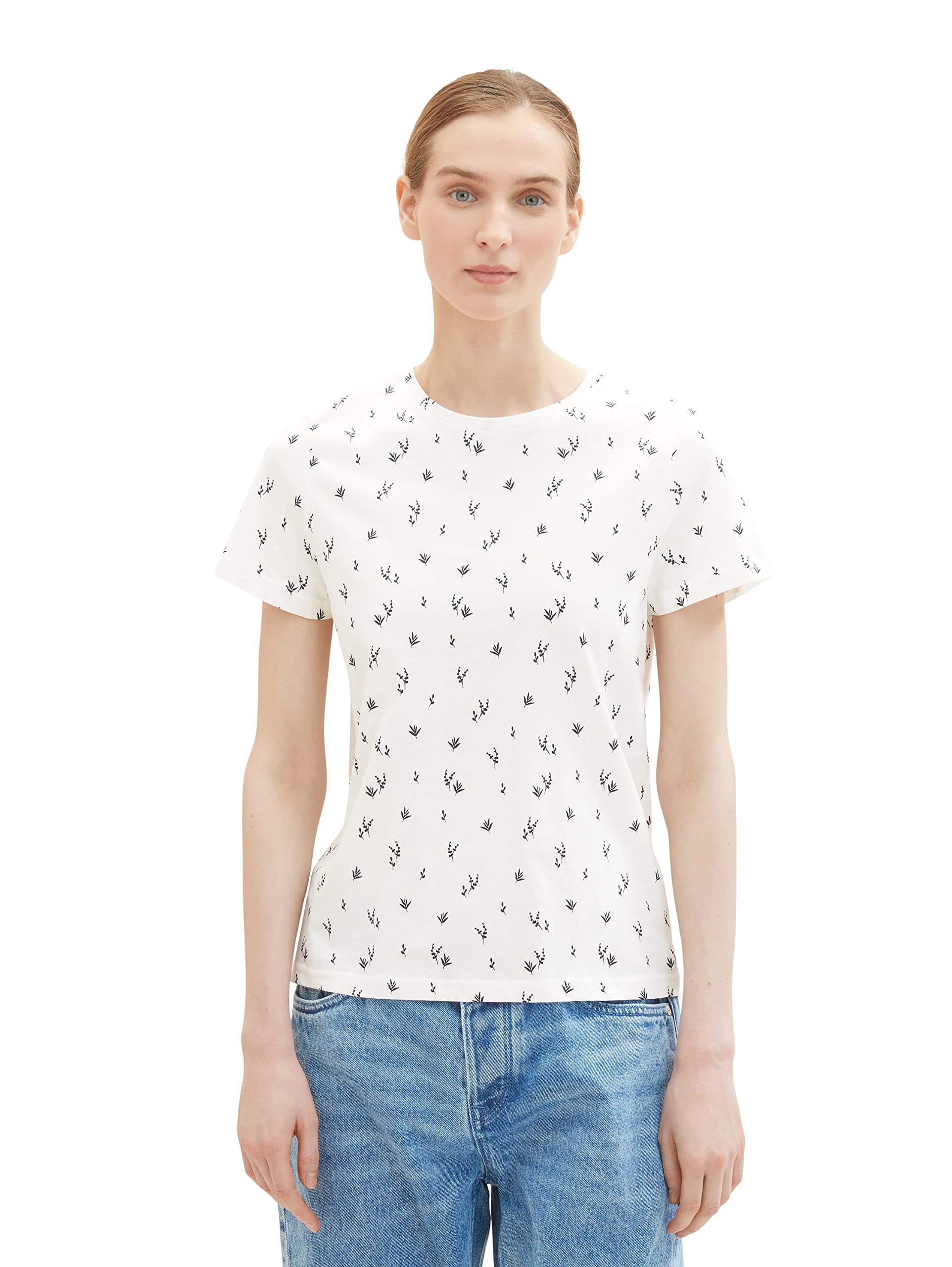 TOM TAILOR Women's Basic T-Shirt with Print