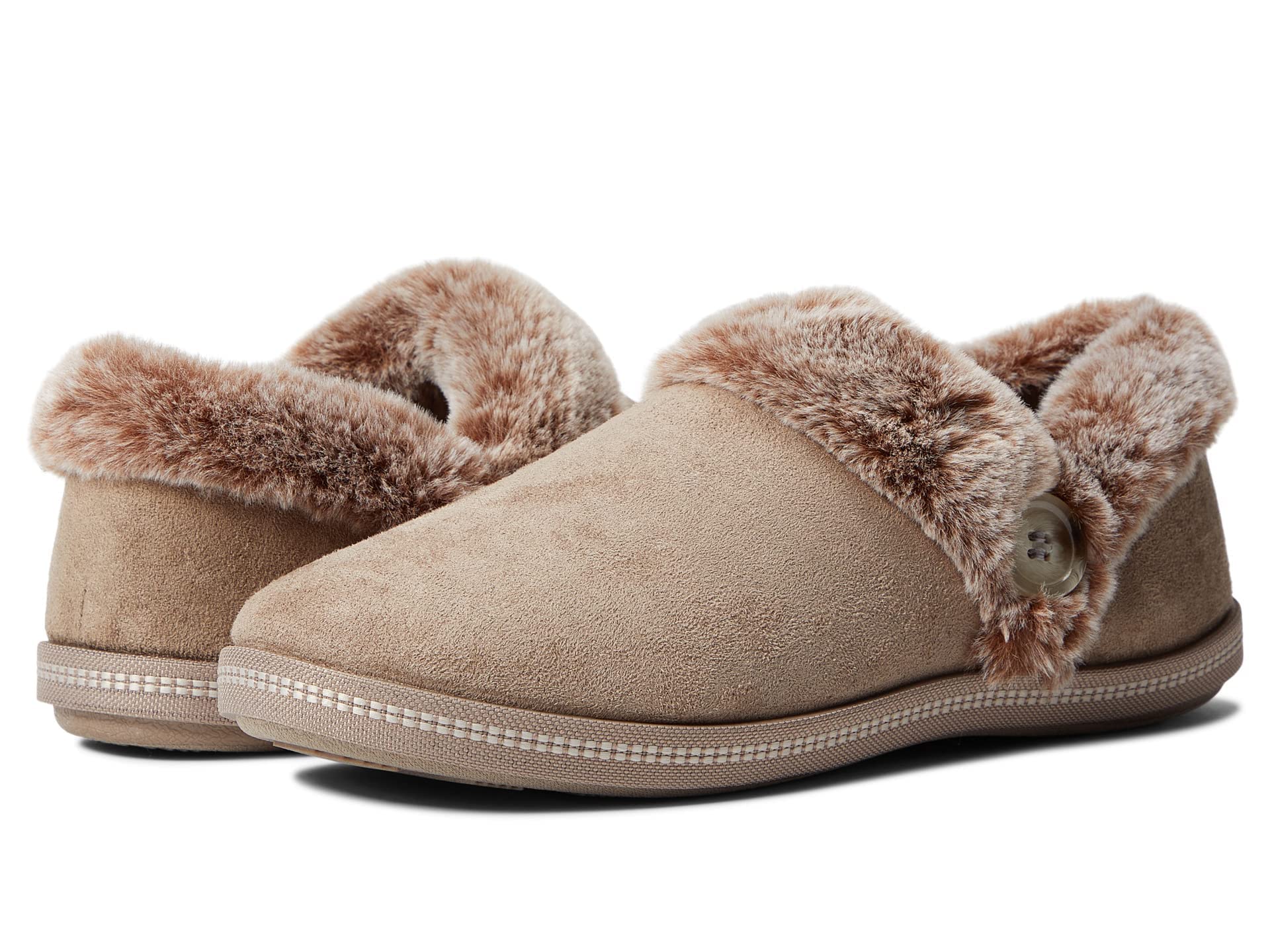 Skechers Cozy Campfire-Fresh Toast Slippers, Women's Black (Nero) 0