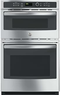 GE JK3800SHSS Combination Wall Oven 4.3 cu. ft. Oven Capacity, 1.7 cu. ft. Microwave, Sensor Cooking Controls, Bake Element, Broil Element, Glass Touch Controls - Stainless