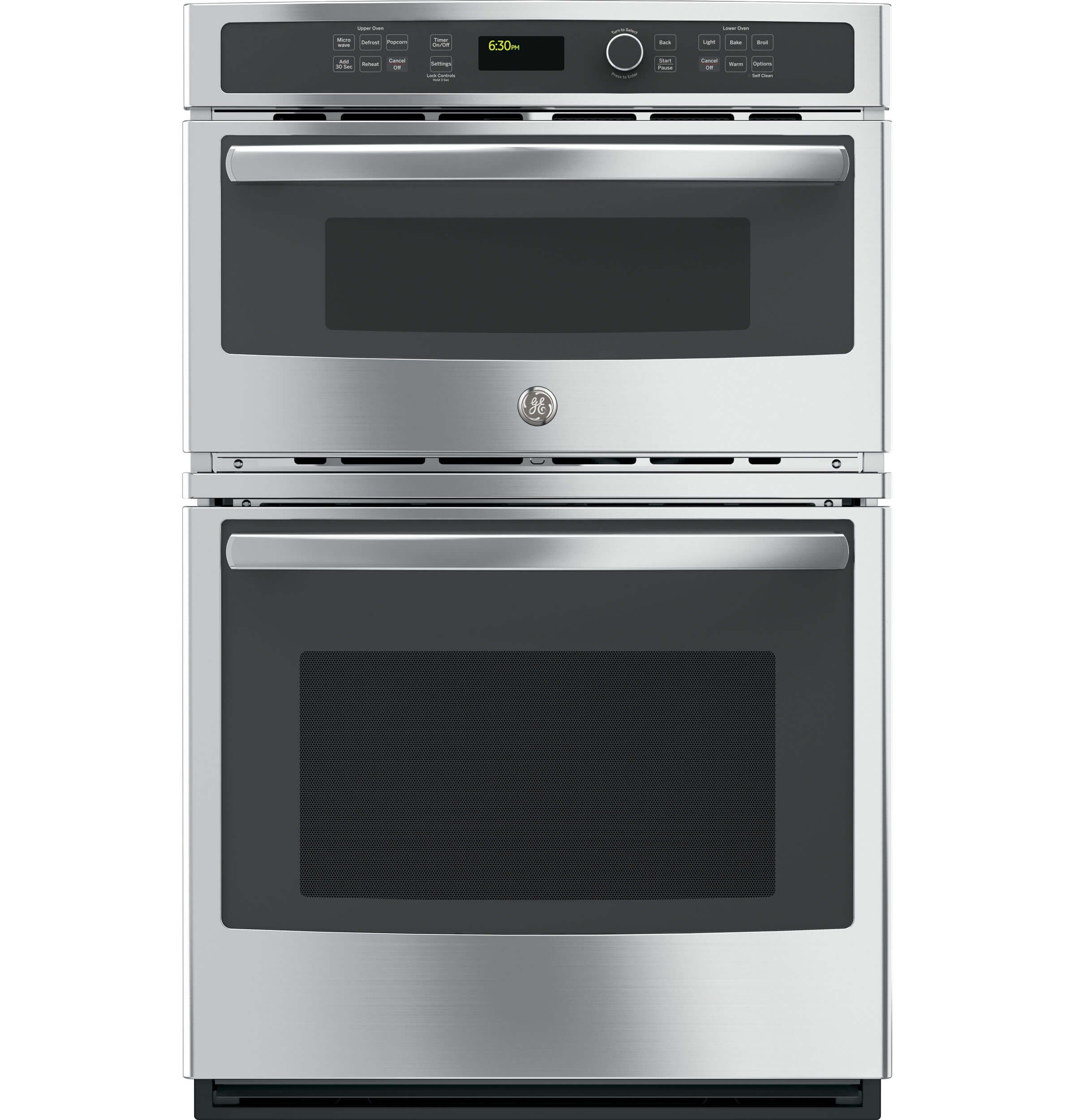 GE JK3800SHSS Combination Wall Oven 4.3 cu. ft. Oven Capacity, 1.7 cu. ft. Micro