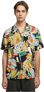 Urban Classics Men's Viscose AOP Resort Shirt