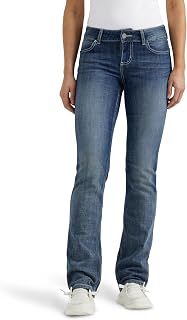 Wrangler Women's Retro Mae Mid Rise Stretch Boot Cut Jeans Plus Size