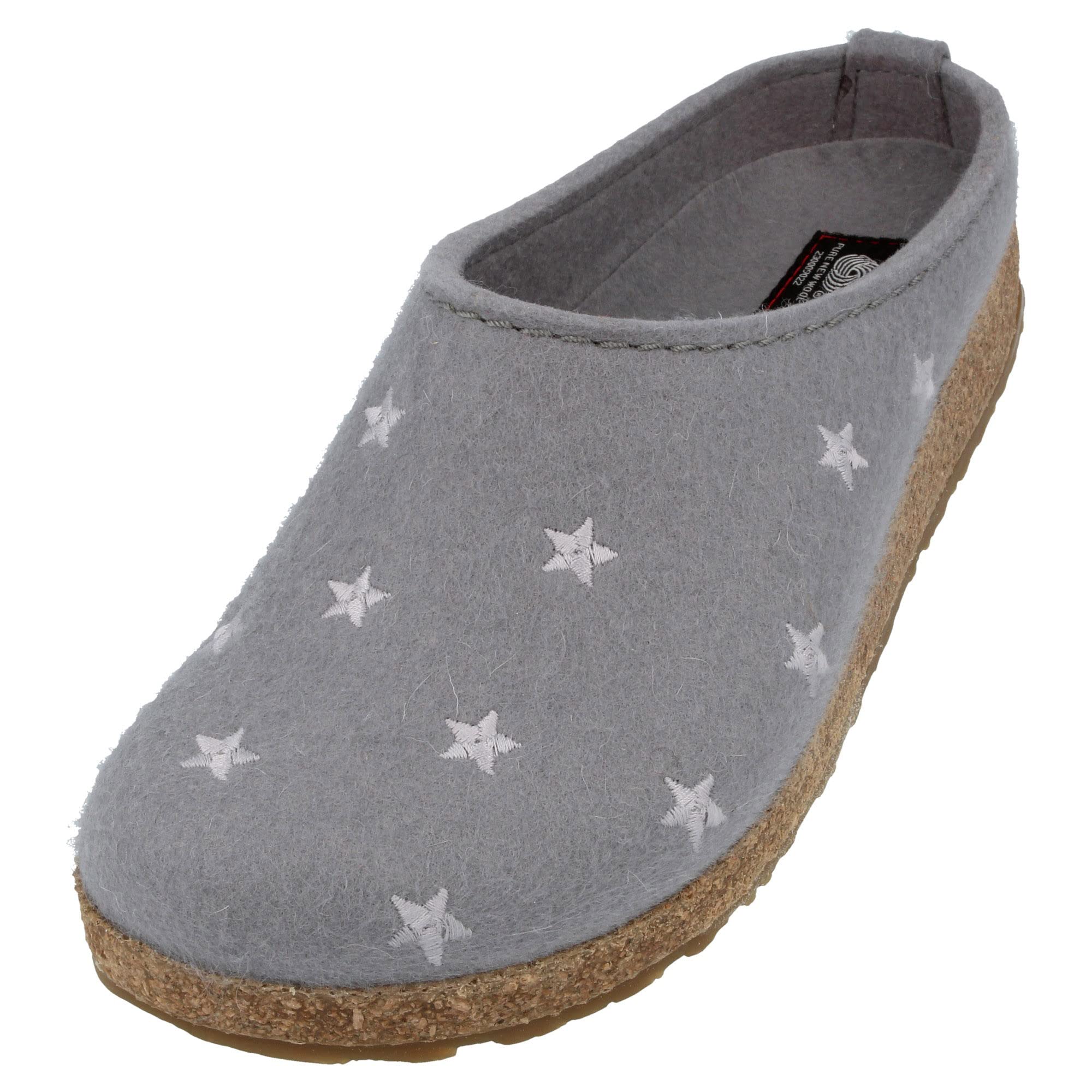 HAFLINGER Grizzly Holly Felt Slippers Felt Clog