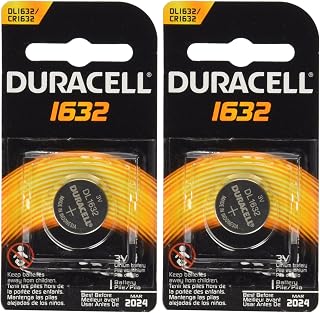 2 Pcs Duracell CR1632 1632 Car Remote Batteries