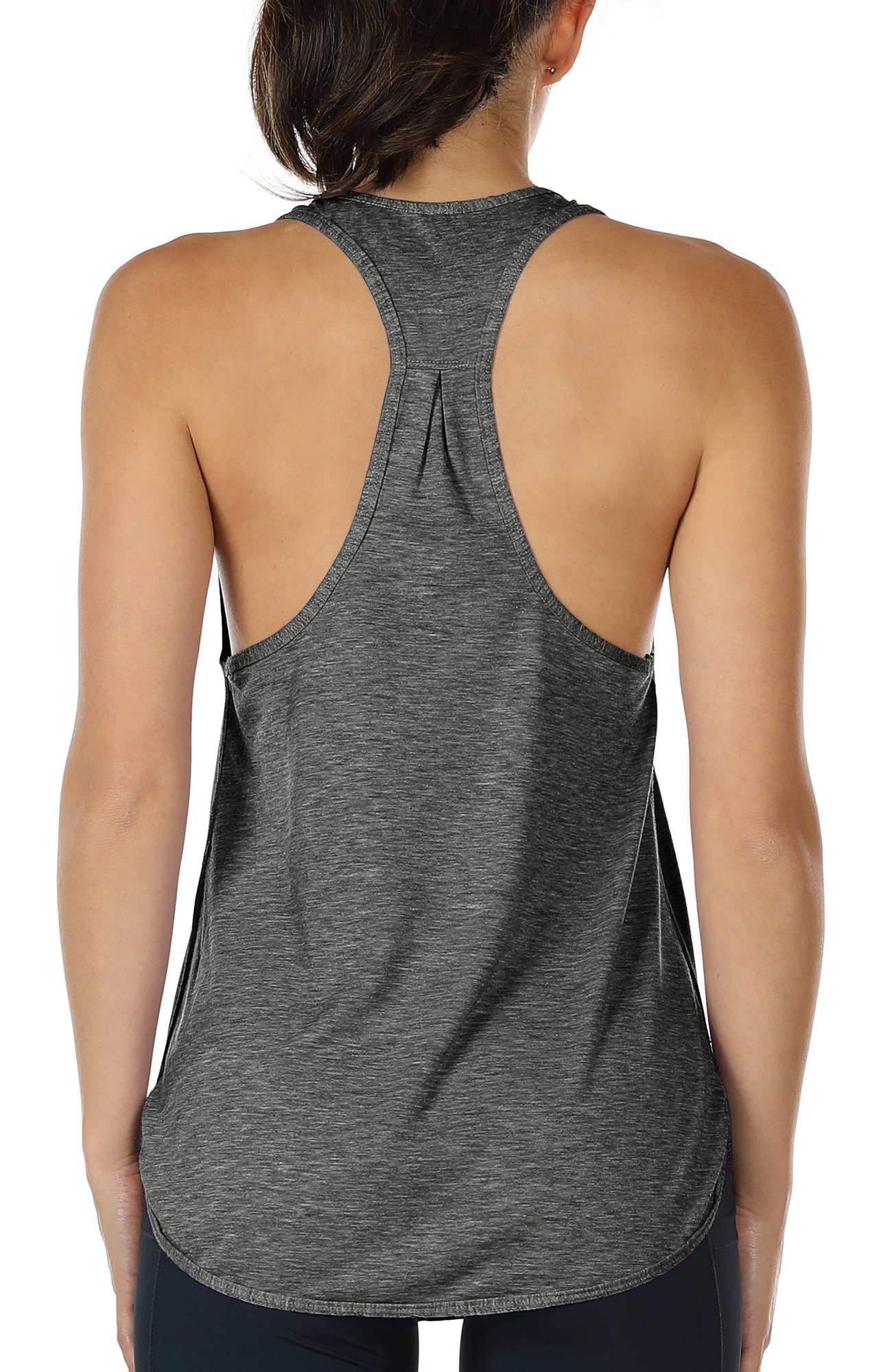 icyzone Women's Fitness Tank Top Racerback Sports Vest