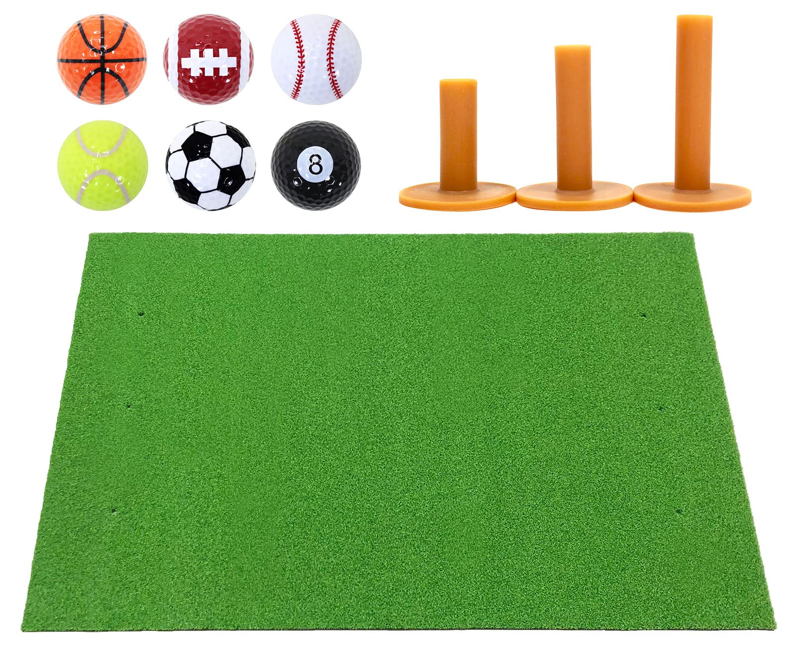 Golf Style Golf Mat, Large, 39.4 x 59.1 inches (100 x 150 cm), Model Supervised 