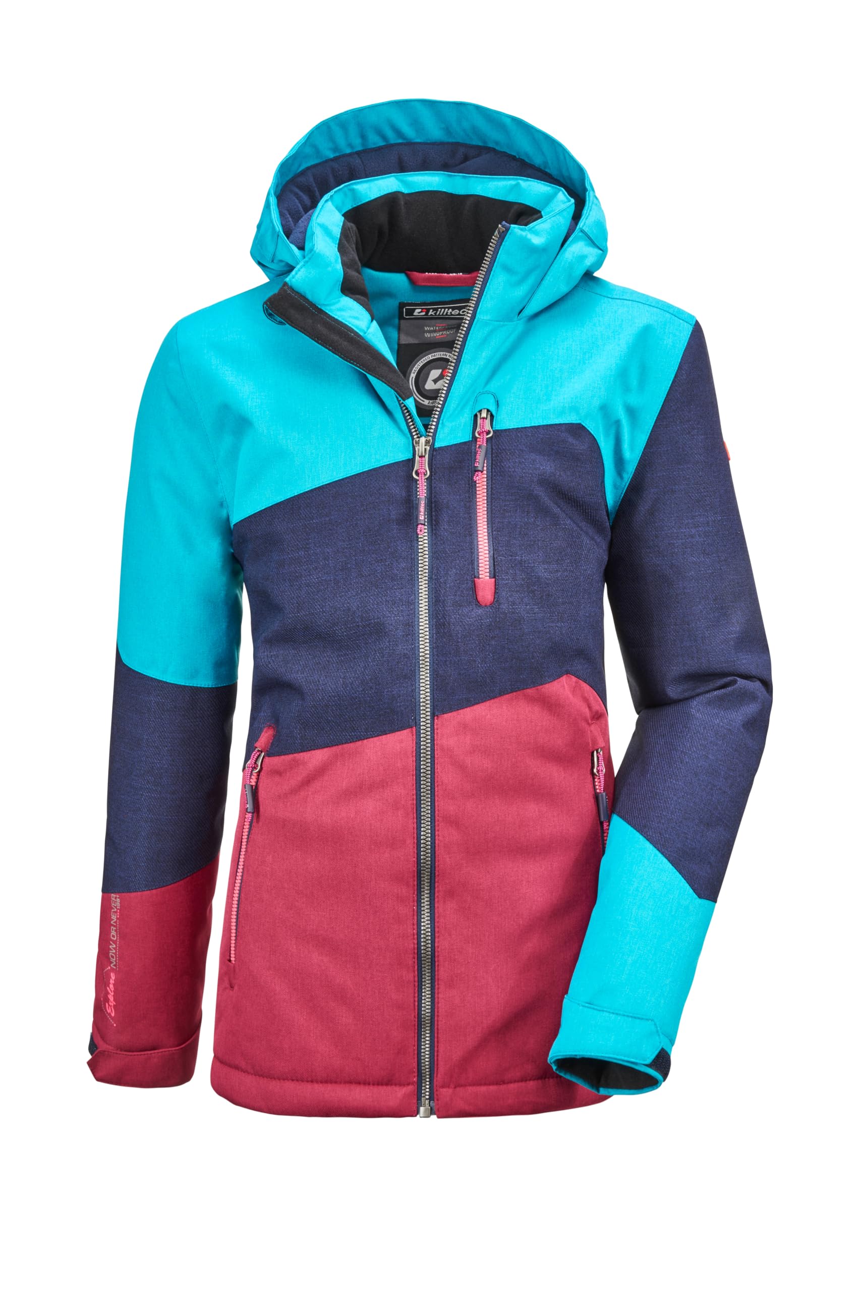 Killtec Lynge Grls Jckt B Girl's Functional Hooded Jacket