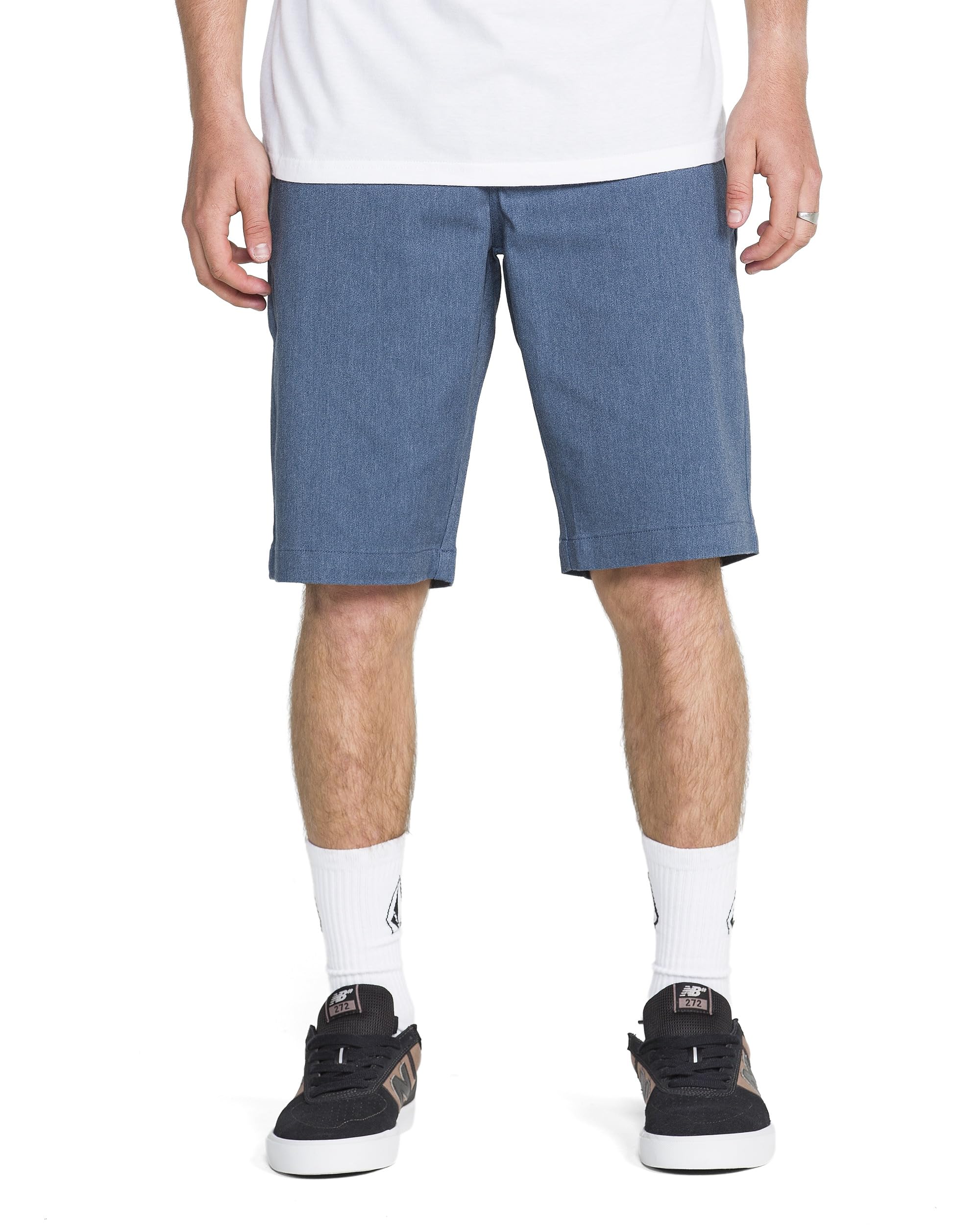 Volcom, Vmonty, Men's Chino Shorts, Heather Blue, 33