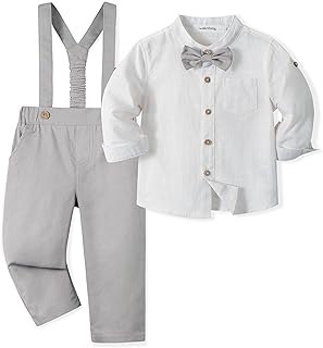 Volunboy Toddler Boys Formal Wedding Guest Dress Clothes Ring Bearer Outfit