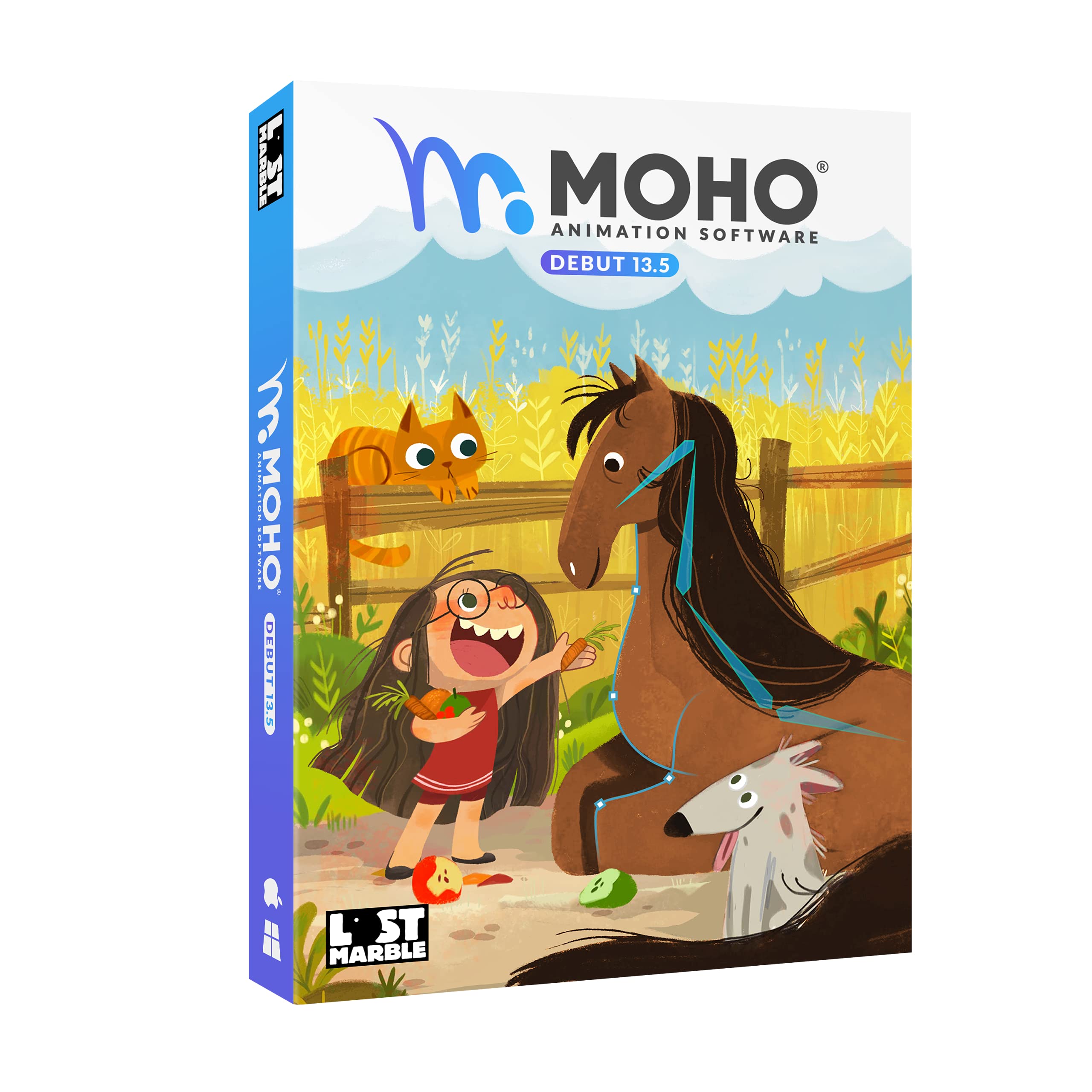Moho Debut 13.5 | Create your own cartoons and animations in minutes | Software 