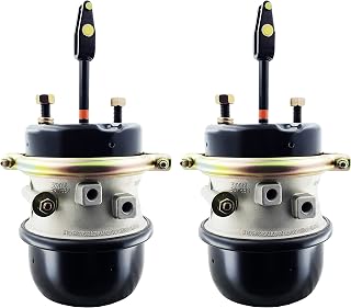 Torque 2 Pack Type 3030 3" Long Stroke Air Brake Chamber with Welded Clevis | Replacement Part Numbers:Haldex GC3030LCW LC3030LCW Bendix NT3030ELSWC NT3030ELS-WC IHC 3541891C91; For Semi Trucks, Trailers