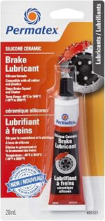 Permatex 24127 Silicone Ceramic Brake Lubricant, Orange, 28G