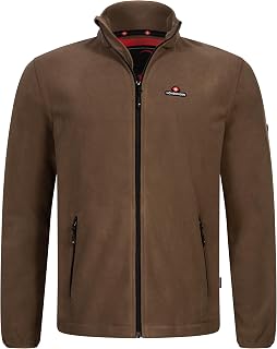 Höhenhorn Badus Men's Fleece Jacket, Microfleece, Full Zip, Troyer, Outdoors, Hiking, Trekking