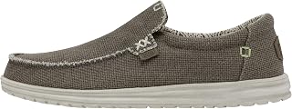 Hey Dude Mikka Braided - Loafers and Slippers Men - Army Color - Comfort and Lightness