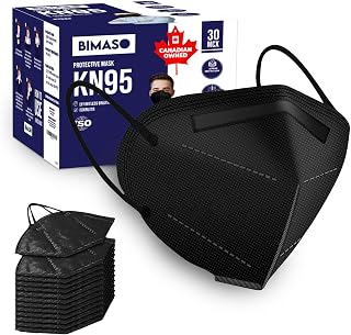 [30 PACK] 5-Ply Disposable Face Mask - Premium Material and Comfortable Fit for Safe and Effective Protection