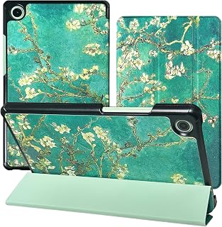 Dmluna Case for Lenovo Tab One 8.7 Inch 2025 (TB305XU/TB305FU)/Lenovo K9 8.7" (Nook Reading Tablet 8.7), Lightweight Slim Shell Stand with Auto Sleep/Wake, Blossom
