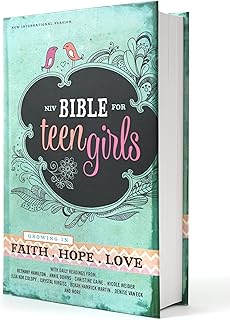 NIV, Bible for Teen Girls, Hardcover: Growing in Faith, Hope, and Love – The Perfect Christian Faith Gift for Your Teenage Girl, Age 13-18