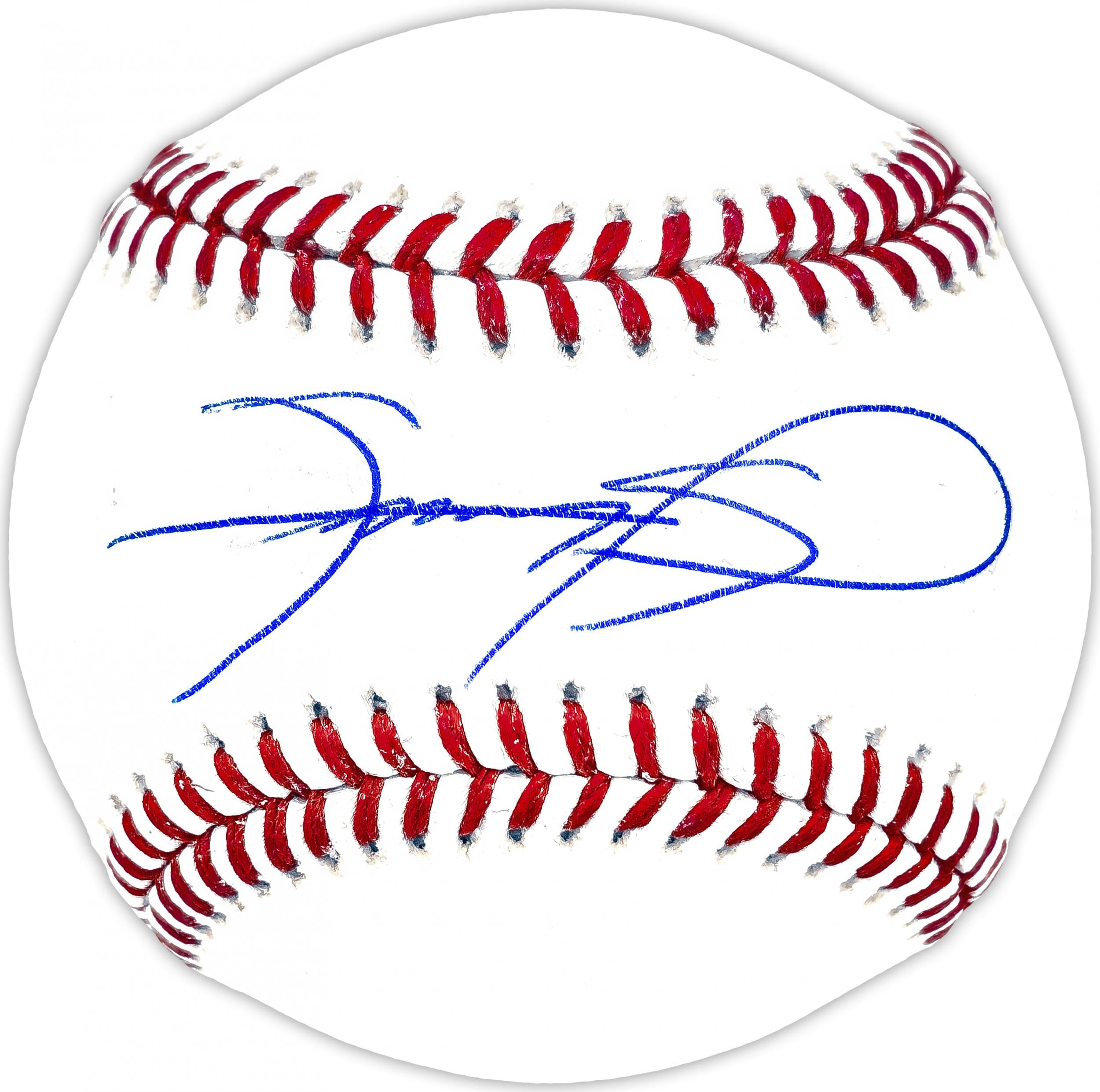 Sammy Sosa Autographed Official MLB Baseball Chicago Cubs Beckett BAS Witness St