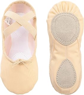 Ballet Shoes, Dance Shoes, Ballet Flats, Ballet Slippers, Dance Slippers, Gymnastics Shoes, Canvas for Girls, Children, Women