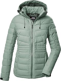 Killtec Kow 10 Wmn Qltd Jckt Quilted Jacket with Zip Hood/Functional Water-Repellent Jacket Women (Pack of 1)