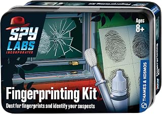 Spy Labs Inc: Fingerprinting Kit by Thames & Kosmos | Identify, Collect, Analyze Fingerprint Evidence | Essential Tools and Tricks of the Trade from The Detective Gear Experts for Young Investigators