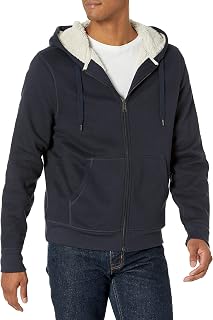 Amazon Essentials Men's Sherpa Lined Fleece Full Zip Hoodie