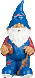 NFL Resin 11.5" Team Logo Outdoor Garden Statue Gnome
