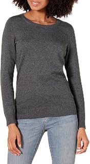 Amazon Essentials Women's Long Sleeve Lightweight Box Neck Sweater (Available in Plus Size)