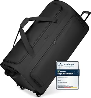 REDOLZ XXL 36" Wheeled Travel Duffel Bag | 128L Ultra Capacity Soft Trolley | Duffle Essentials