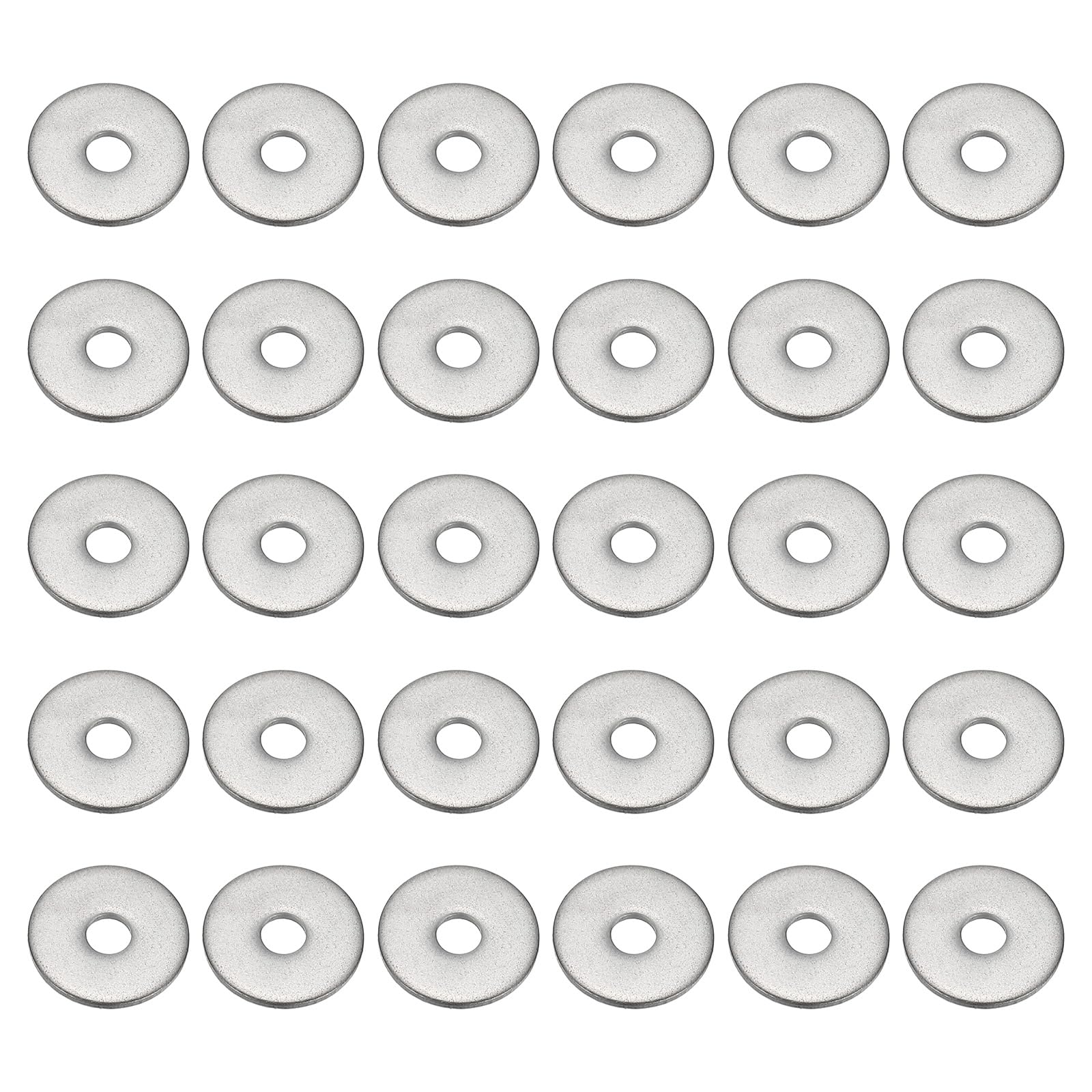 304 Stainless Steel Flat Washer, 30 Pack M3 Thickness Metal Washers Small Washer