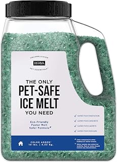 Natural Rapport Pet-Friendly Ice Melt, Calcium Chloride Free Deicer, 10 lb | Calcium-chloride-free, low-corrosion time-release - Driveways, walks & steps - For homes with pets & kids