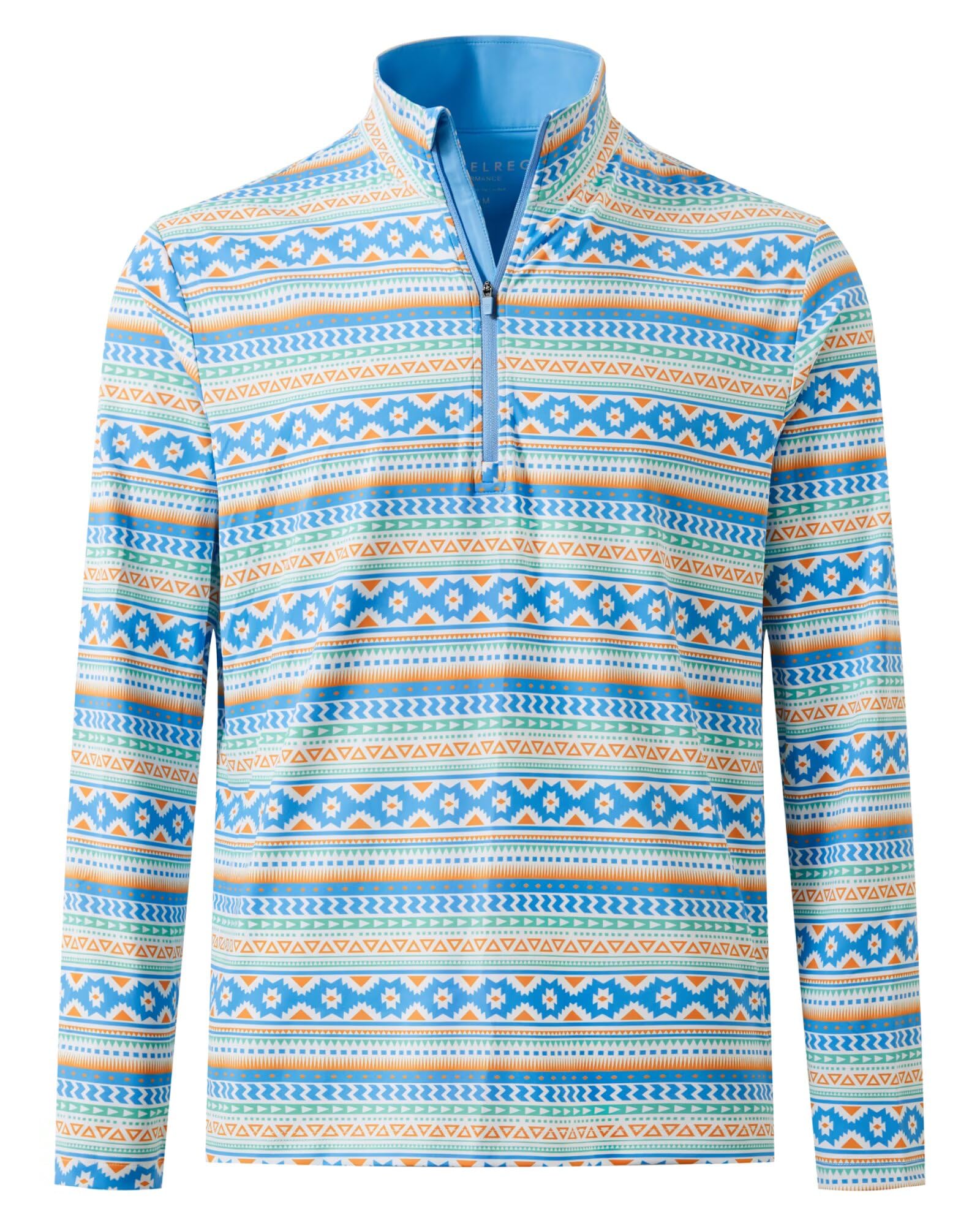 M MAELREG Quarter Zip Golf Pullover Men Dry Fit Long Sleeve Performance Wicking 