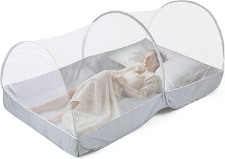 Mosquito Net for Bed - Pop Up Bed Tent - Portable Travel Mosquito Net, Mosquito Netting for Suitable for Baby, Adult Bedroom, Camping, Napping, Patio